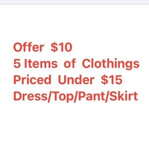 Clothing Bundle Offer